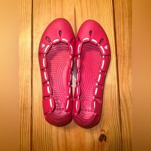 CROCS pink Springi Slingback Ballet Flats women’s 8